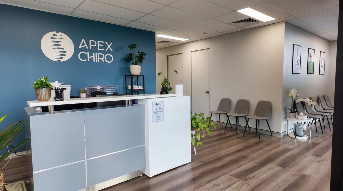 APEX Chiro Gregory Hills chiropractic clinic reception